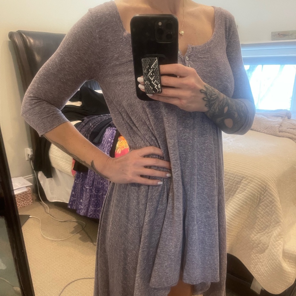 We the free high low dress GUC gorgeous purple color